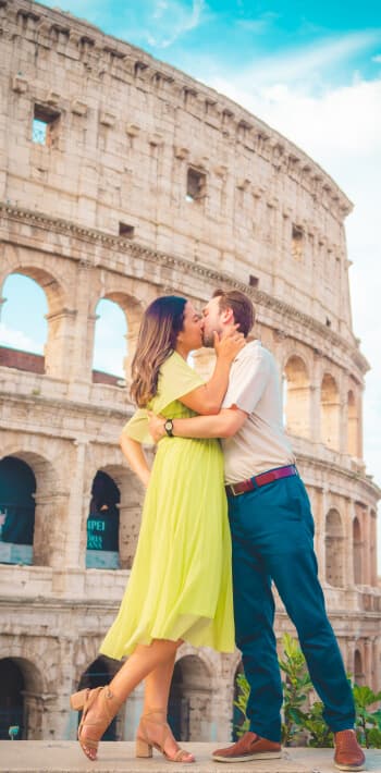 Golden hour in Rome